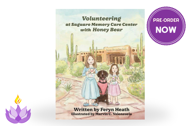 Volunteering at Saguaro Memory Center with Honey Bear