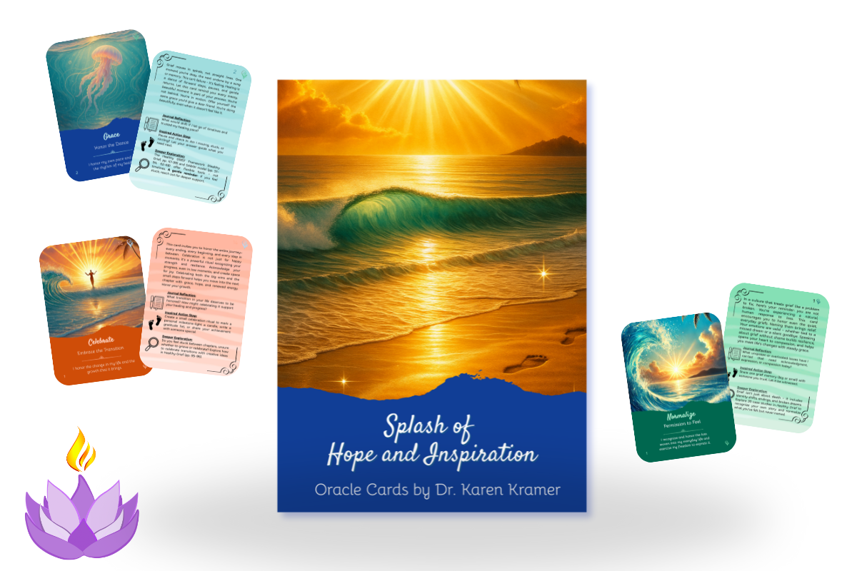 Splash of Hope and Inspiration Oracle Deck — Inner Peace Press